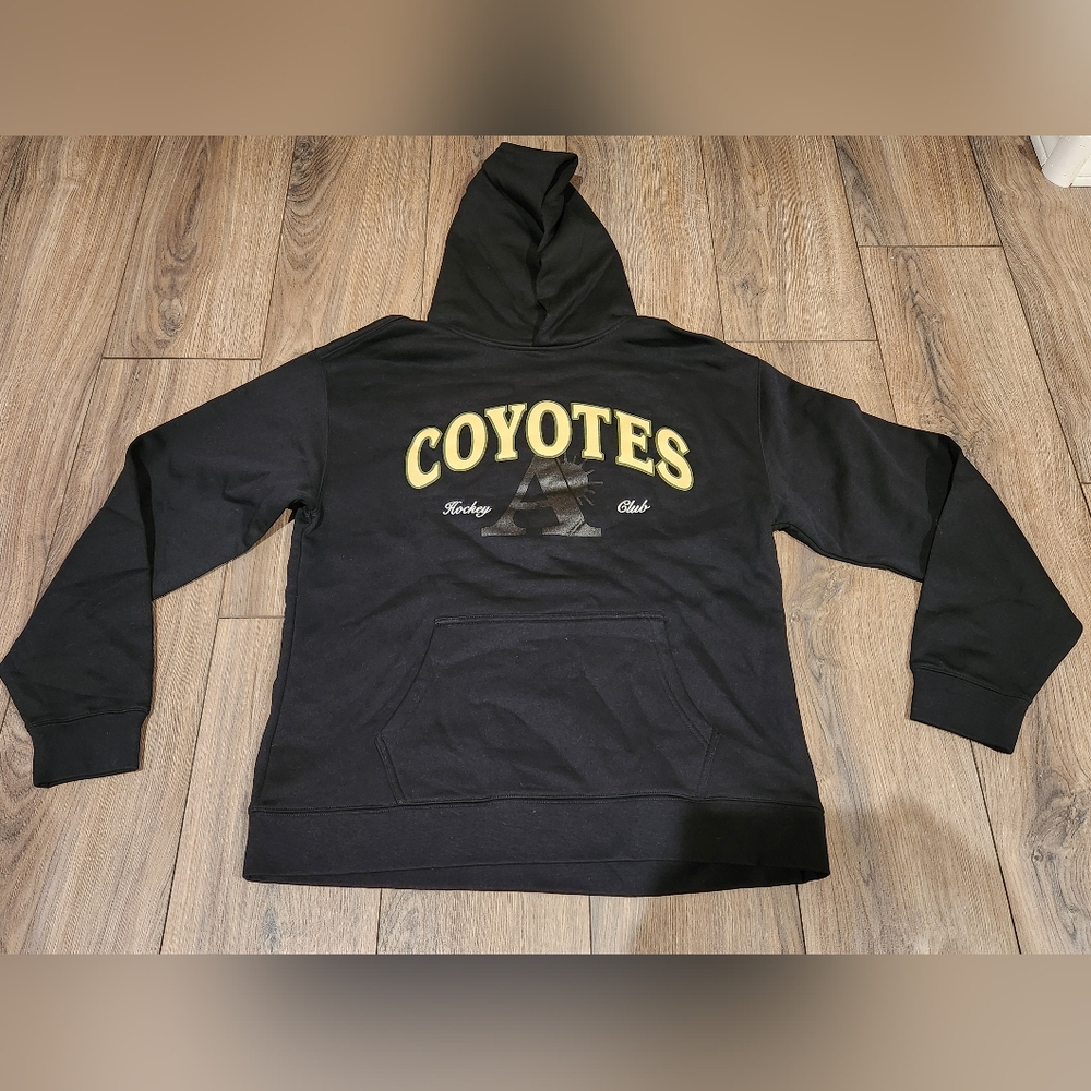 Arizona Coyotes Utah Hockey Club Black A Sun Sweatshirt Size Large